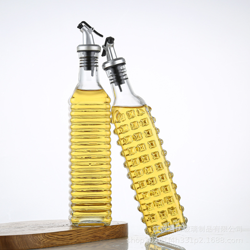 Jarra de aceite de vidrio transparente botella de perfume botella de espumante botella de aceite esencial caja de vidrio de agua embotellamiento universal Specification image