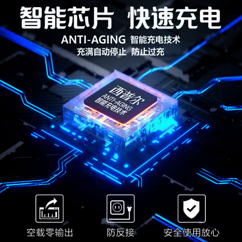 西普尔充电器60V40-50Ah 原装正品电动工程车电瓶车铅酸充电器                          细节图