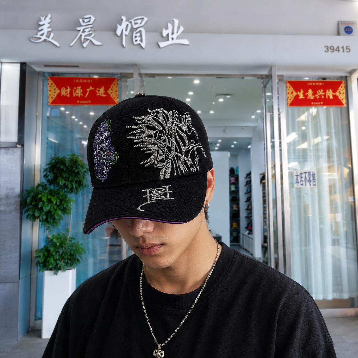 Customized baseball caps from the source factory, embroidered LOGO, sample made based on provided drawings, OEM/ODM cross-border trade, exclusive supply of baseball caps Application Scenario