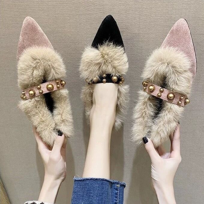 女士新婚鞋子/婚礼鞋子/平底鞋/高跟鞋/平底鞋水钻细节图