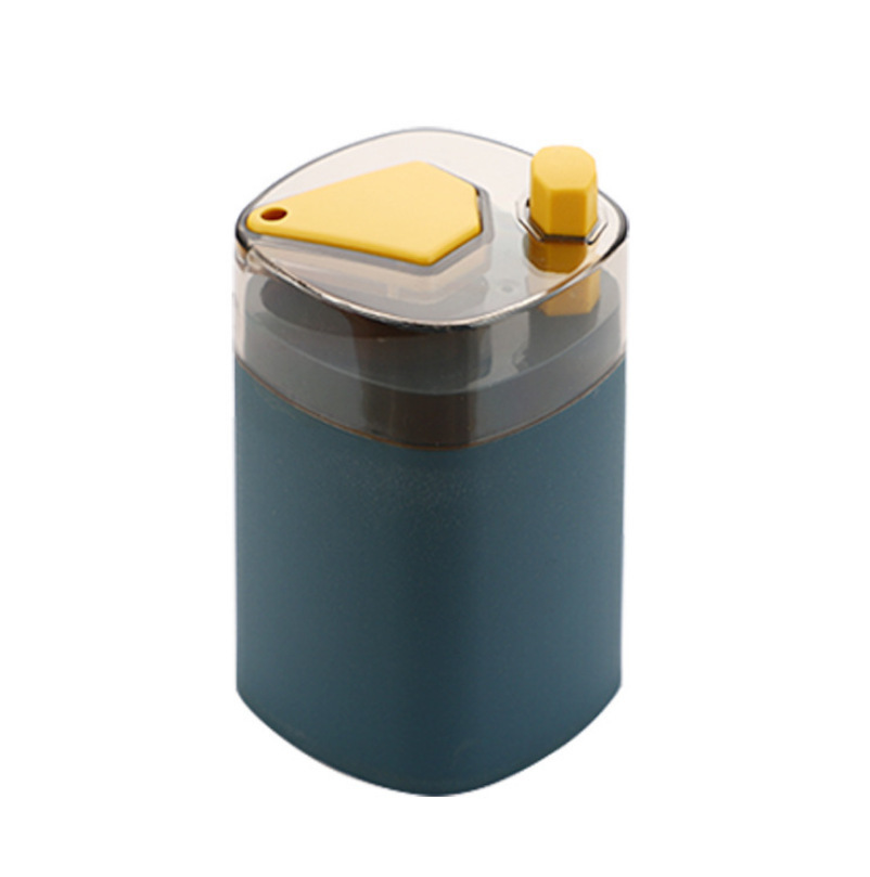 Plastic automatic toothpick holder, portable household toothpick can, toothpick bottle, creative press-type toothpick box for hotels and restaurants Item Picture