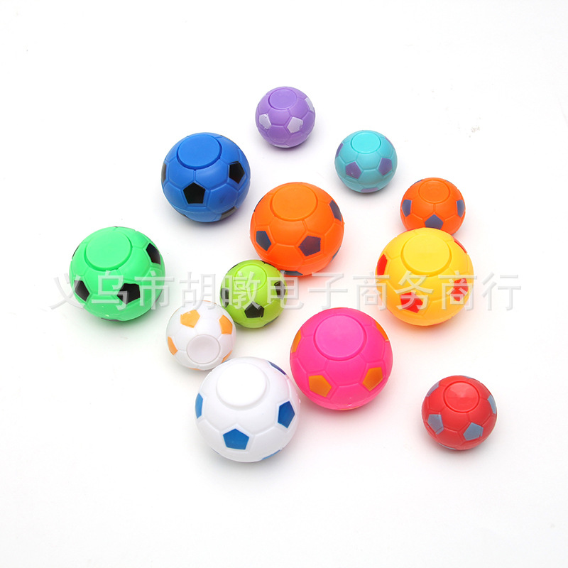 Mini fidget Spinner 35mm Finger football spinner stress-relieving toy Flash Magic finger Spin basketball Specification image