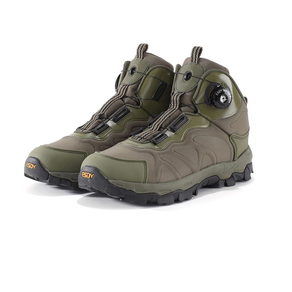 跨境ESDY快速反应自动扣系带登山鞋加绒户外徒步骑行休闲运动靴产品图