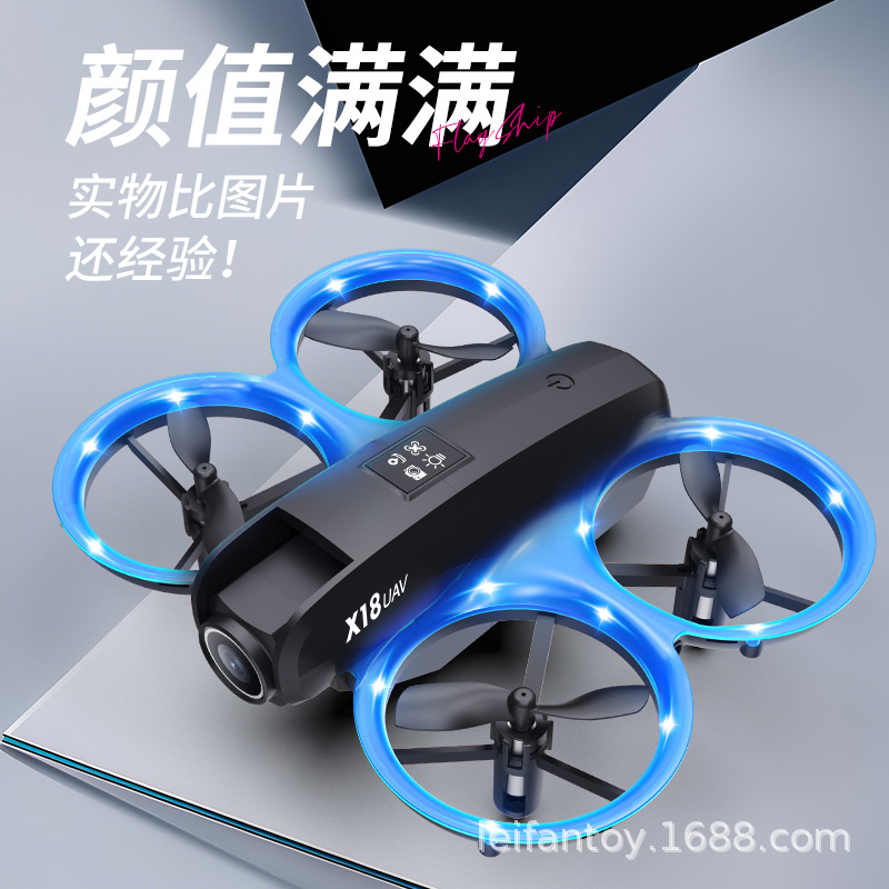 Cross-border aerial photography high-definition unmanned aerial vehicle (UAV) with electronic obstacle avoidance, best-selling aircraft, small, durable and shock-resistant remote control aircraft for primary school students details Picture