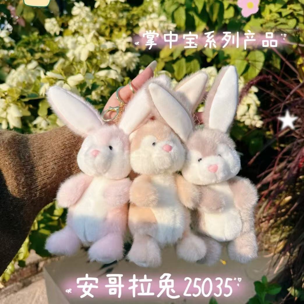 Angora rabbit trendy plush toys are available for wholesale and customization