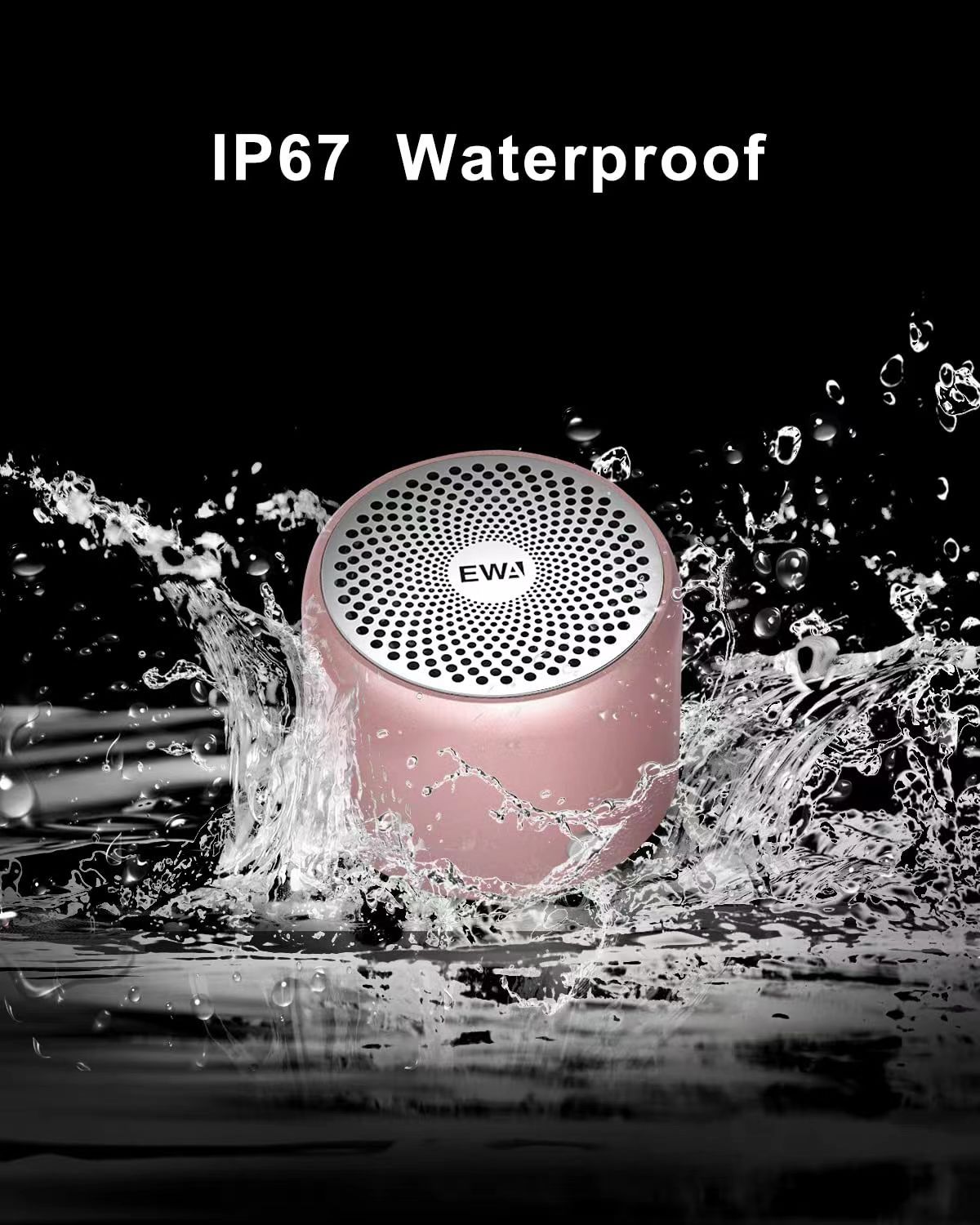 EWA-A106Pro outdoor portable 7-level waterproof Bluetooth speaker with excellent sound quality, factory direct sales Specification image
