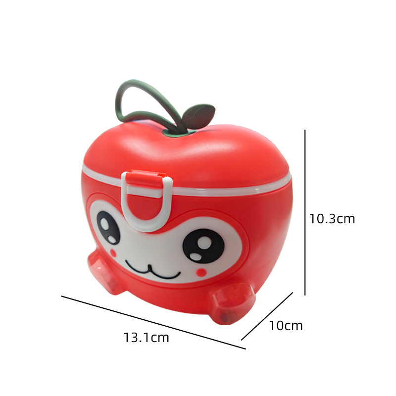 Lindo dibujo animado portátil fuera de la caja de distribución de leche de bebé snacks caja de almacenamiento de leche en polvo caja de leche en polvo Specification image