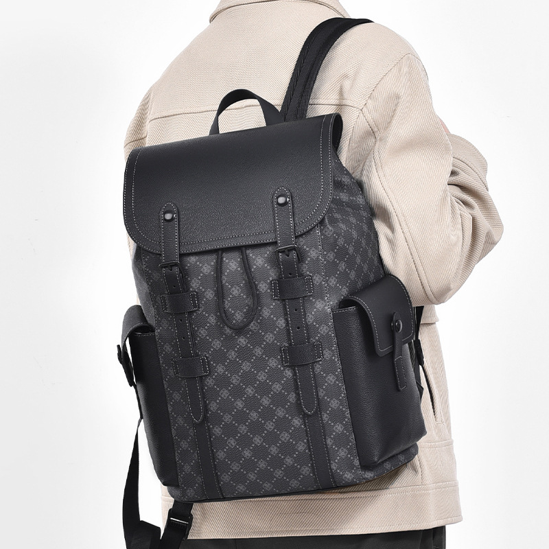 The 2025 new backpack is a versatile, casual and stylish business computer bag. It is a high-end backpack for men on business trips and travels