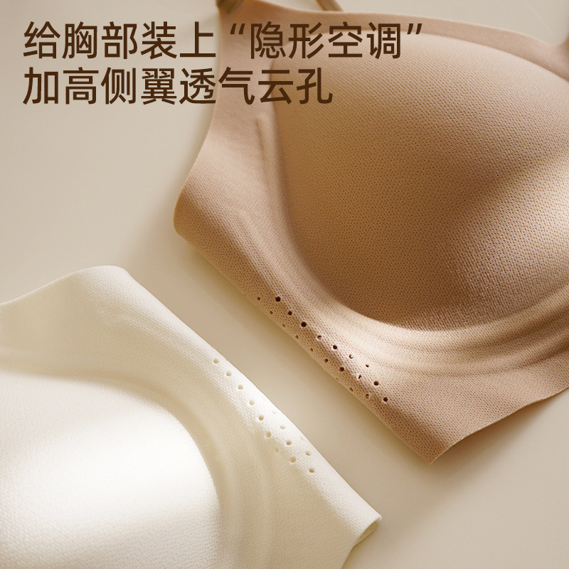 无钢圈文胸实物图