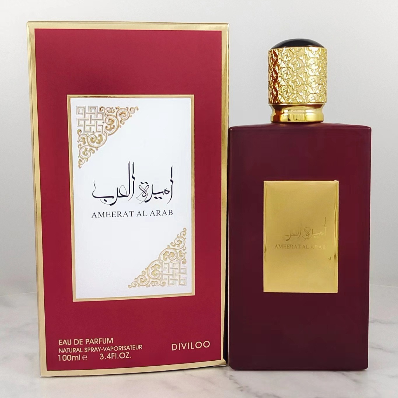 عطر التسويق عبر الحدود، الأميرة الأميرغة آرنب العربية، عطر دبي الأحمر في الشرق الأوسط