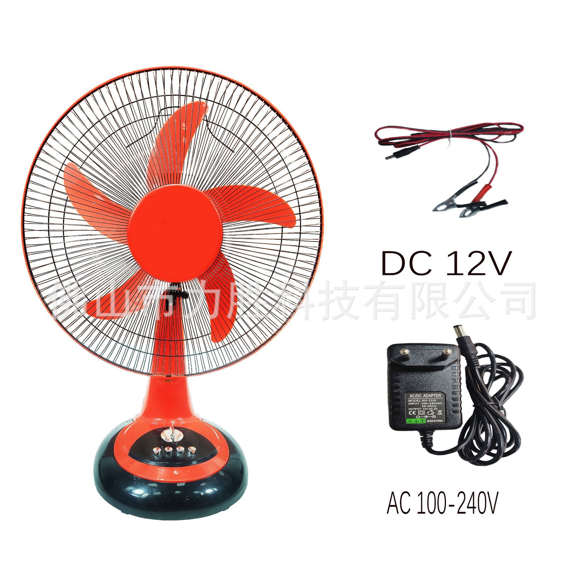Cross-border exclusive AC/DC table fans with timer, 12V DC high-speed motor portable table fans on Amazon Application Scenario