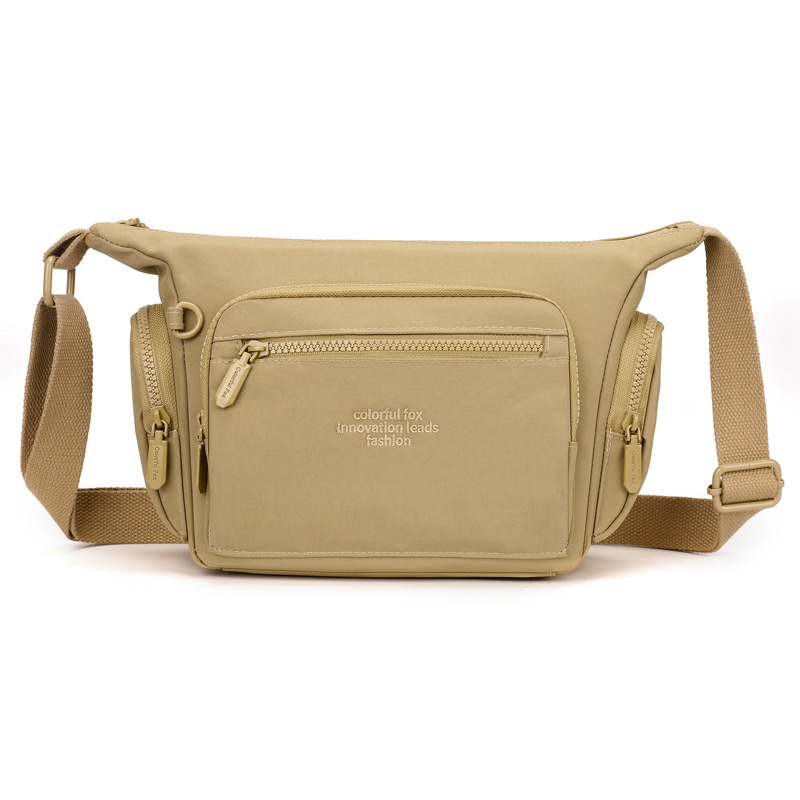 A fashionable and trendy single-shoulder bag for outdoor casual use, featuring multiple water-resistant crossbody bags