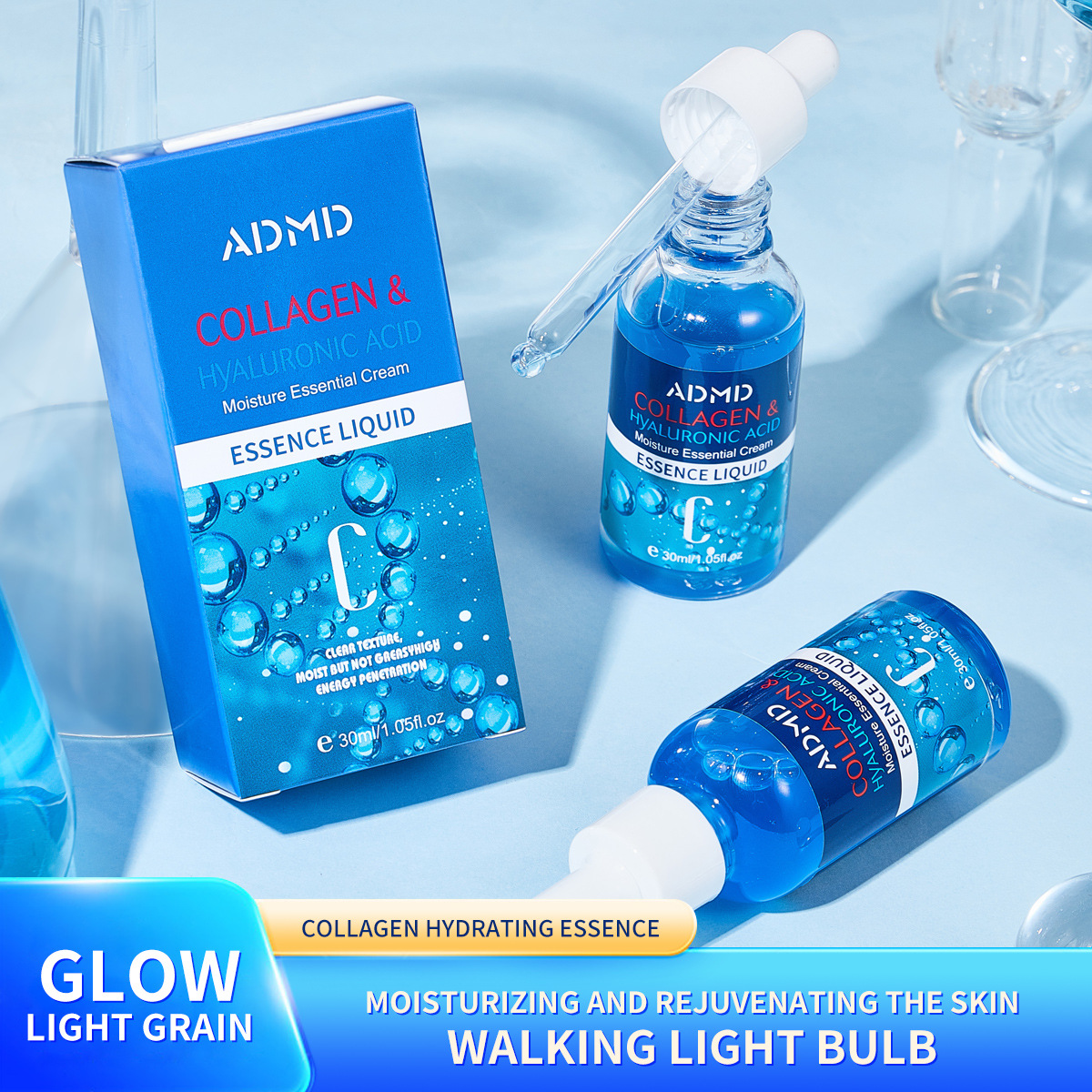 【 English Version Exclusively for Foreign Trade 】 Wholesale of Collagen Moisturizing Essence for Deep Moisturizing and Repairing the face