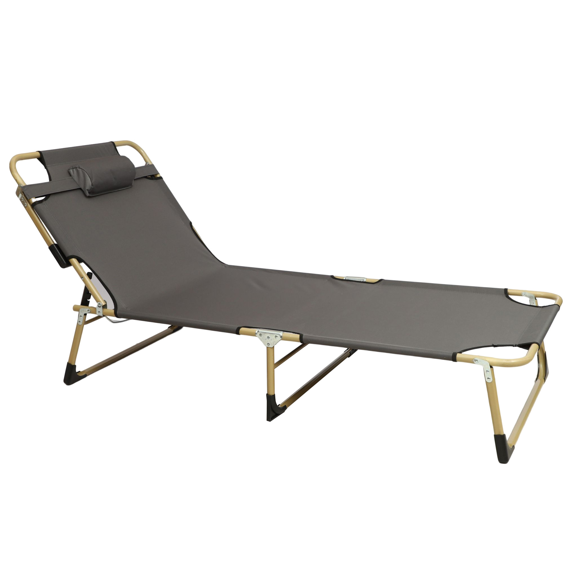 厂家直供简易便携折叠床加厚加棉舒适折叠躺椅办公室单人午休床白底实物图