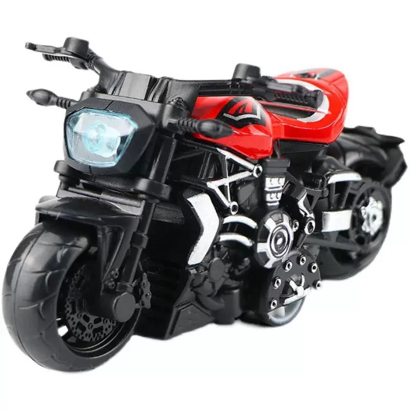 Cross-border children's toys, boys' educational toys, motorcycle alloy rebound toys, model grabber toys wholesale Item Picture