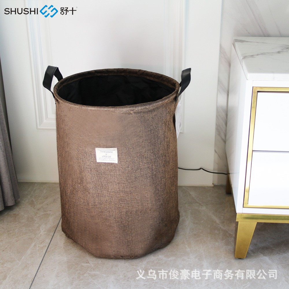 舒十家居用品现代简约风脏衣篮玩具衣物收纳可折叠收纳减少空间