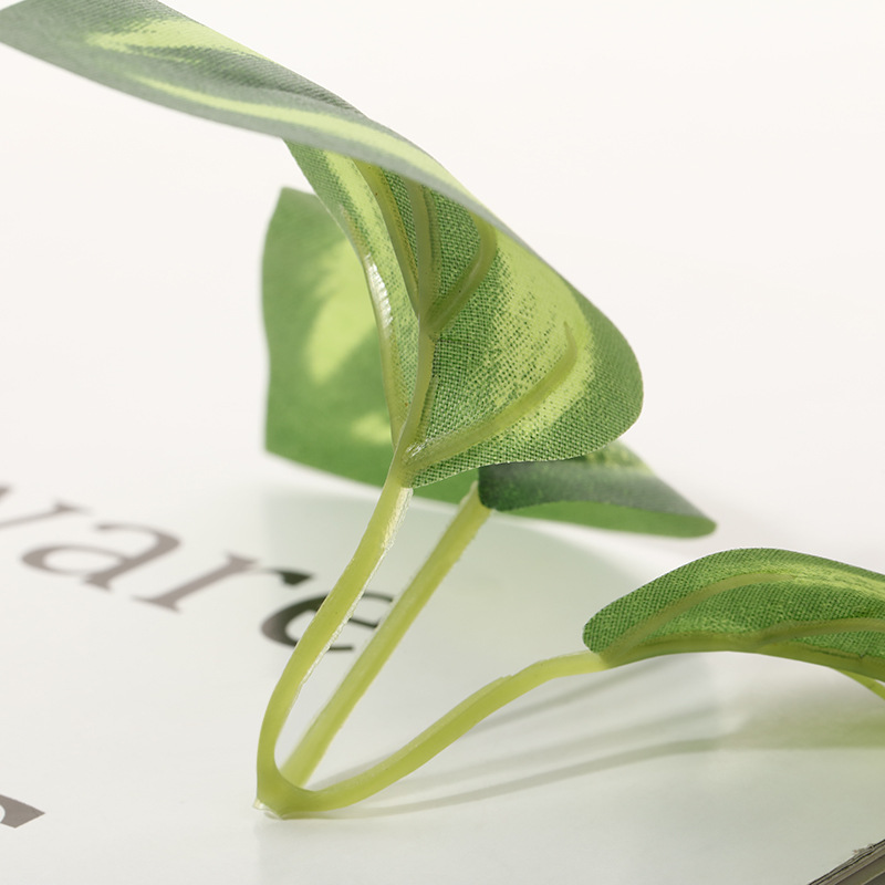 厂家直销森系仿真绿植园艺装饰diy手工饰品配件假叶绿叶批发摆件产品图