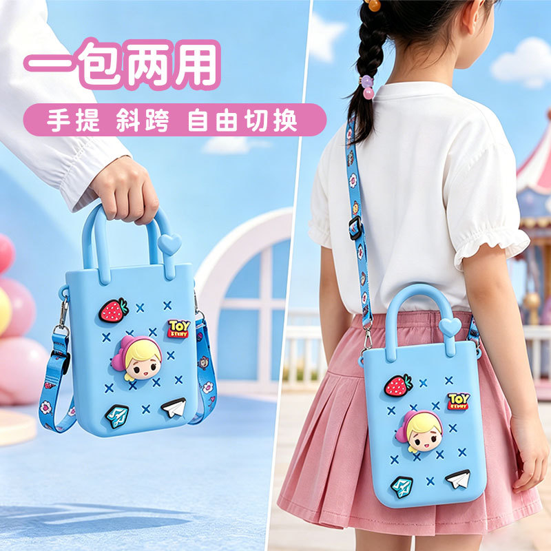 Disney official Toy Story 5 Hole silicone handbag, Buzz Lightyear DIY cartoon cute decoration Application Scenario