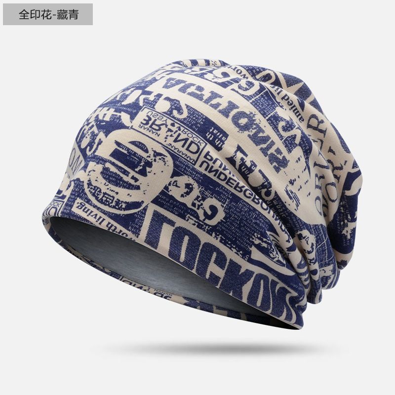 头巾男潮帽子秋冬运动吸汗冰丝跑步月子帽夏天冷帽骑行薄款包头帽产品图