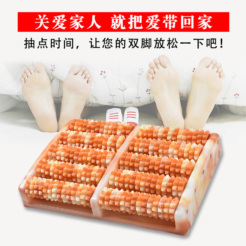 Foot massage, foot acupoint massager, foot massage instrument, rhombic roller type foot massage wheel, massage magic tool, physiotherapy details Picture