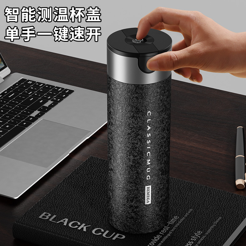 British pure titanium insulated cup, men's large-capacity titanium cup 5 new tea and water separation brewing cup gift box details Picture