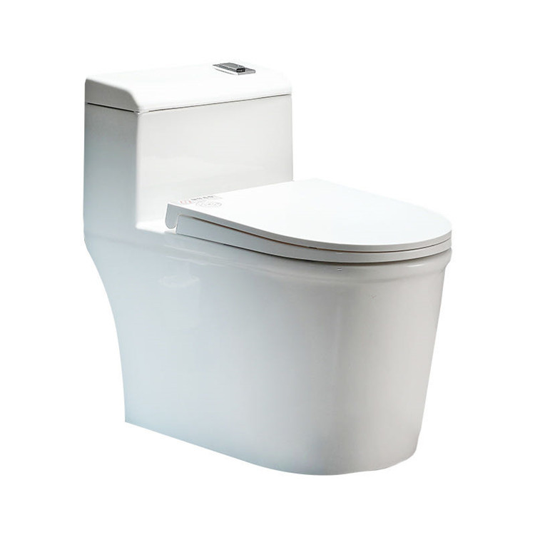 Helina siphonic 8.0 large-diameter anti-odor, anti-splash and water-saving ceramic household toilet for small-sized apartments Item Picture