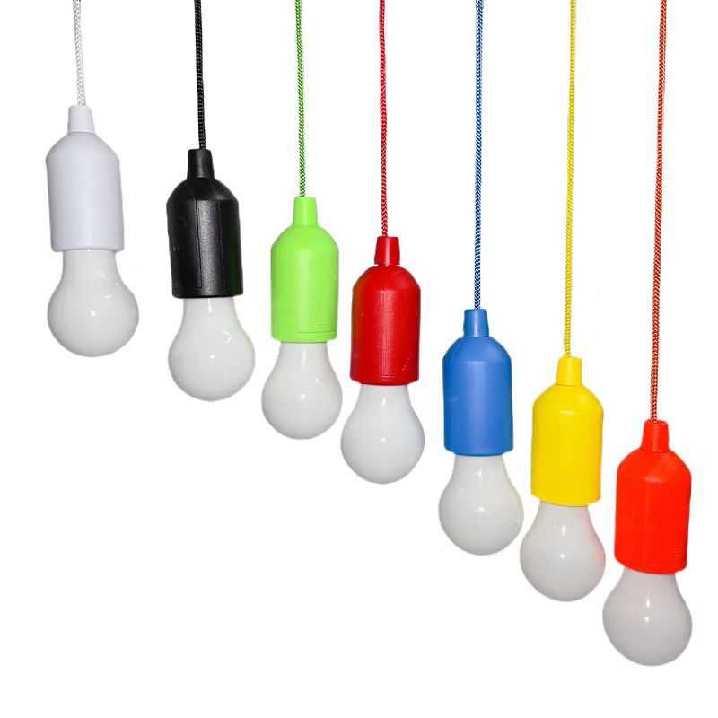 LED mini portable multi-color pull cord light, retro tent, camping chandelier, gentle warm light, emergency night light Application Scenario