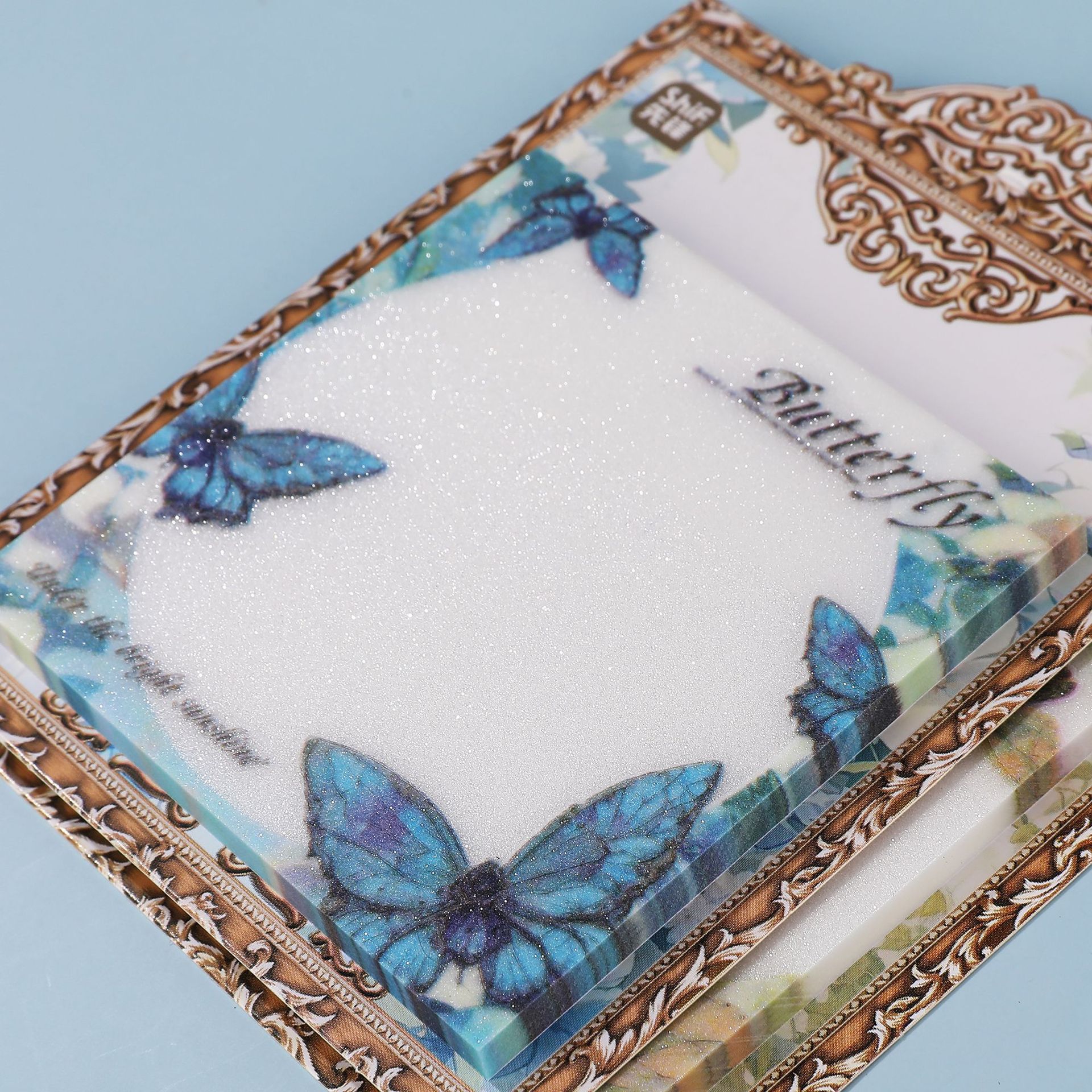 Pioneer 8687 Flash Print Sticker Card Sticky Note 3*3*50 pages N times Sticker can be used to write study notes, comments and diaries Application Scenario