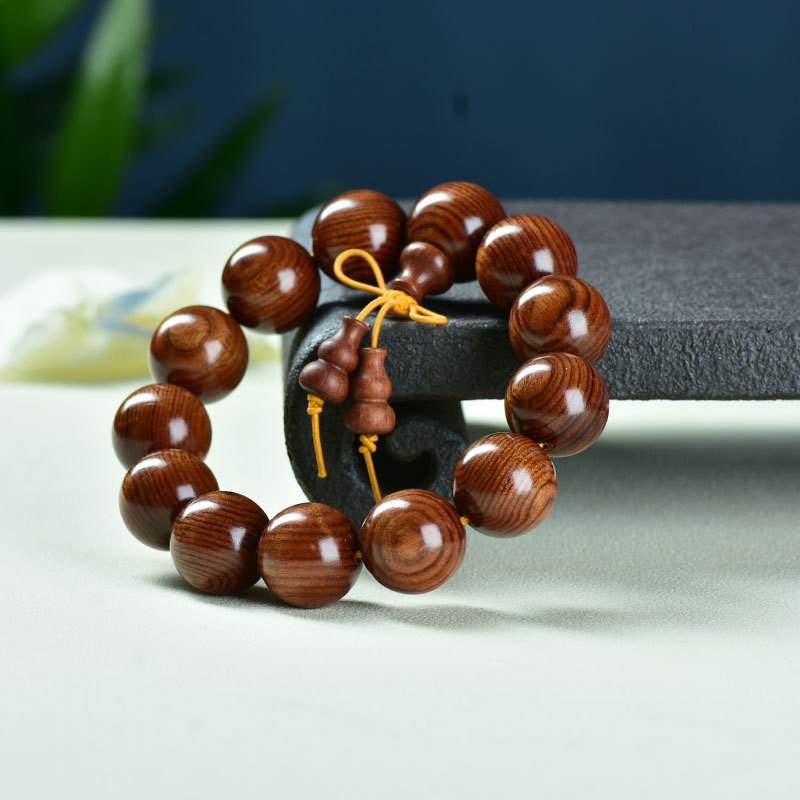 Hoja grande flor amarilla pera mano brocheta hombre kang pera flor perla perla perla perla pulsera 108 piezas para las mujeres rosarios accesorios fabricantes al por mayor details Picture