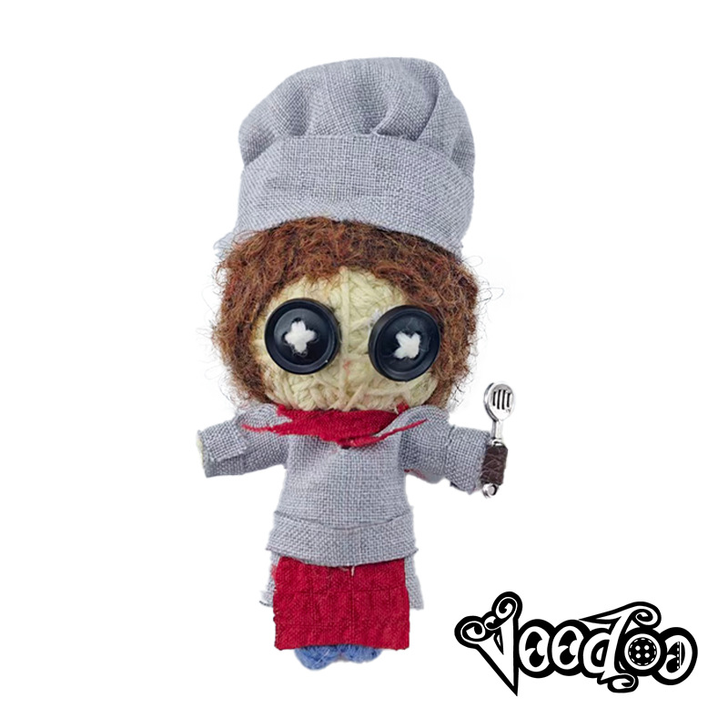 Chef's original fifth series cotton thread doll, Voodoo doll, Fudu doll, export version, all handmade