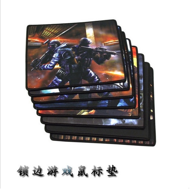 Girl L-11 thickened mouse pad with lockstitch and edge sealing, 200*240*2mm mouse pad Specification image