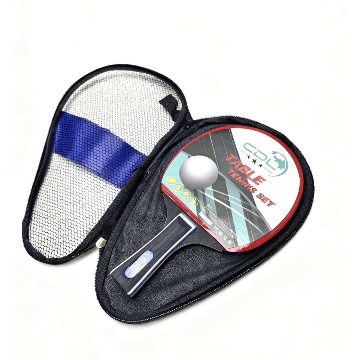 Chengdeli Sports' essential 4-star table tennis single-racket high-elasticity base plate is easy to handle Item Picture
