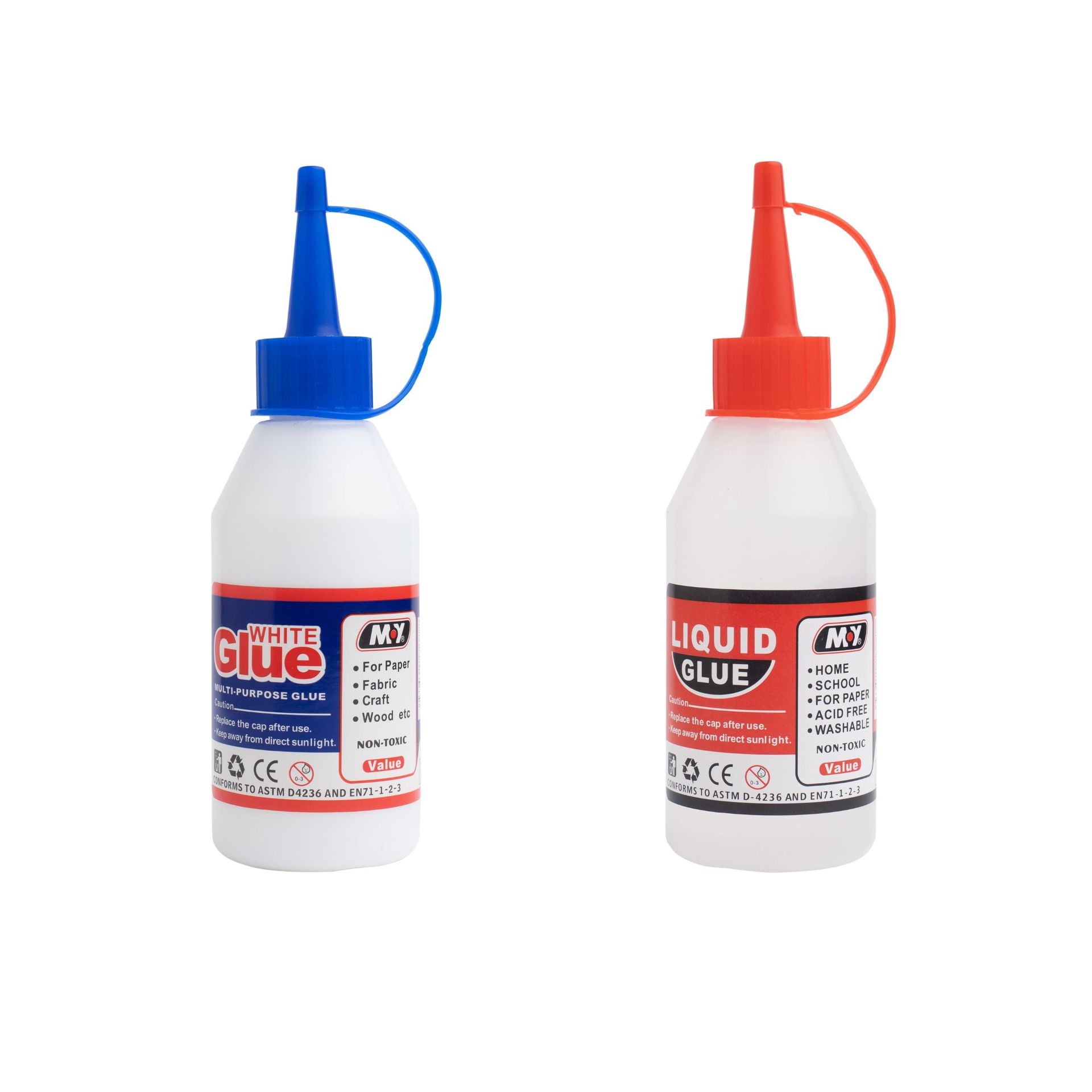 High-viscosity white glue, liquid glue, handmade glue, DIY slime adhesive paper, school art painting materials, stationery customization Item Picture