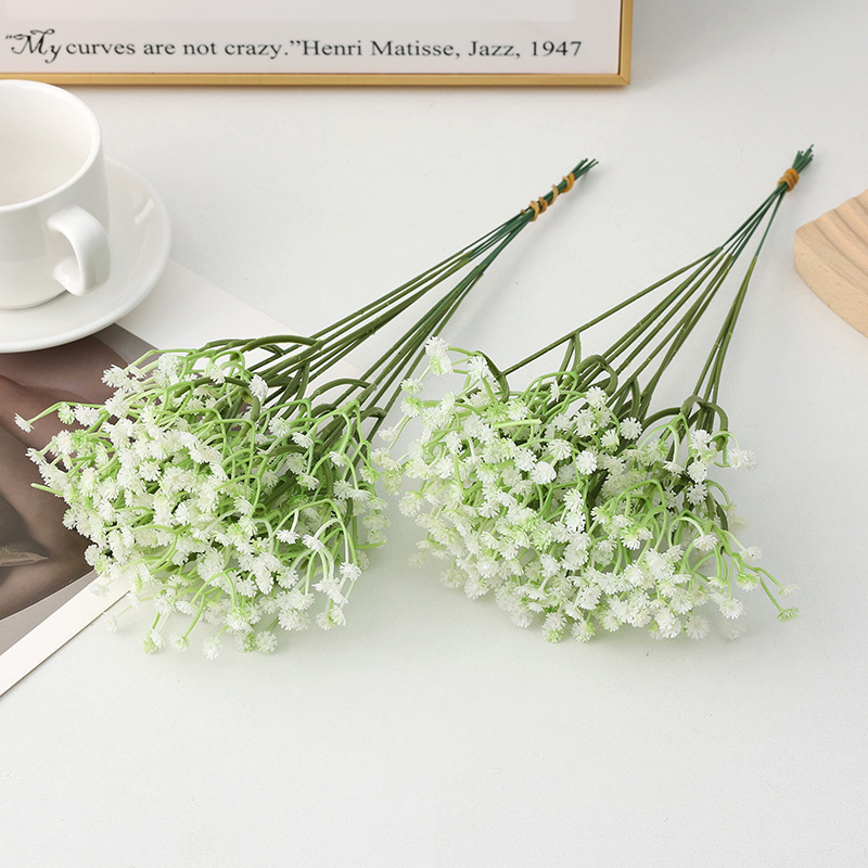 Wholesale of small single pieces of simulated starry sky bride wedding bouquet materials for cross-border hot sales full figure