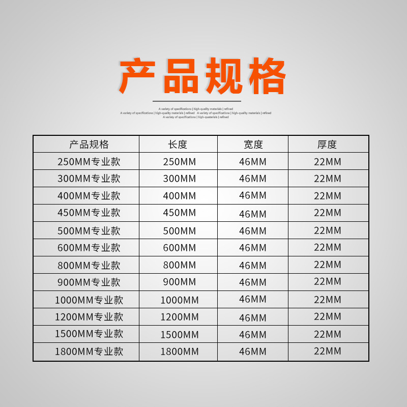 Wholesale levels, thickened aluminum alloy strong magnetic high-precision multi-functional household balance rulers, mini rulers in various specifications Specification image