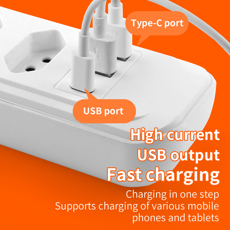 وتخصص شركة USB للنقل التجاري لشحن محرك Type C لفصيلة المكاتب البرازيلية باستخدام لوحة التوصيل في البرازيل Specification image