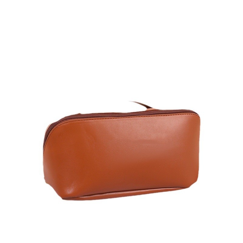 2022新款大容量化妆包便携旅行洗漱包女生包包高级质感时尚手提包白底实物图