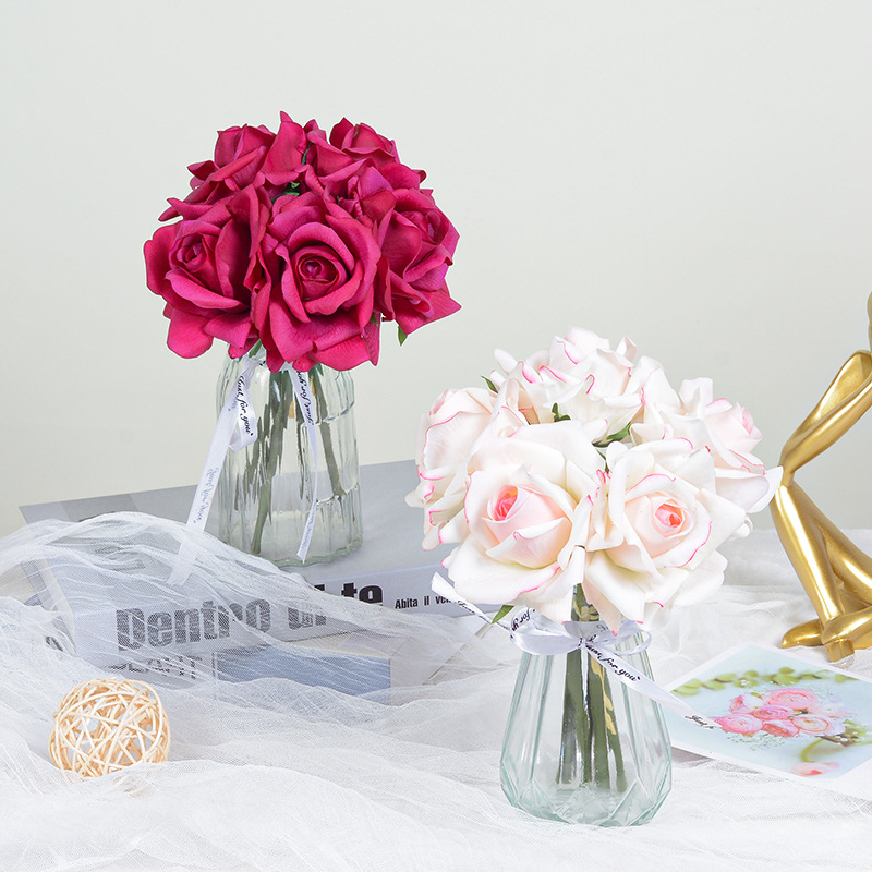 仿真玫瑰实物图