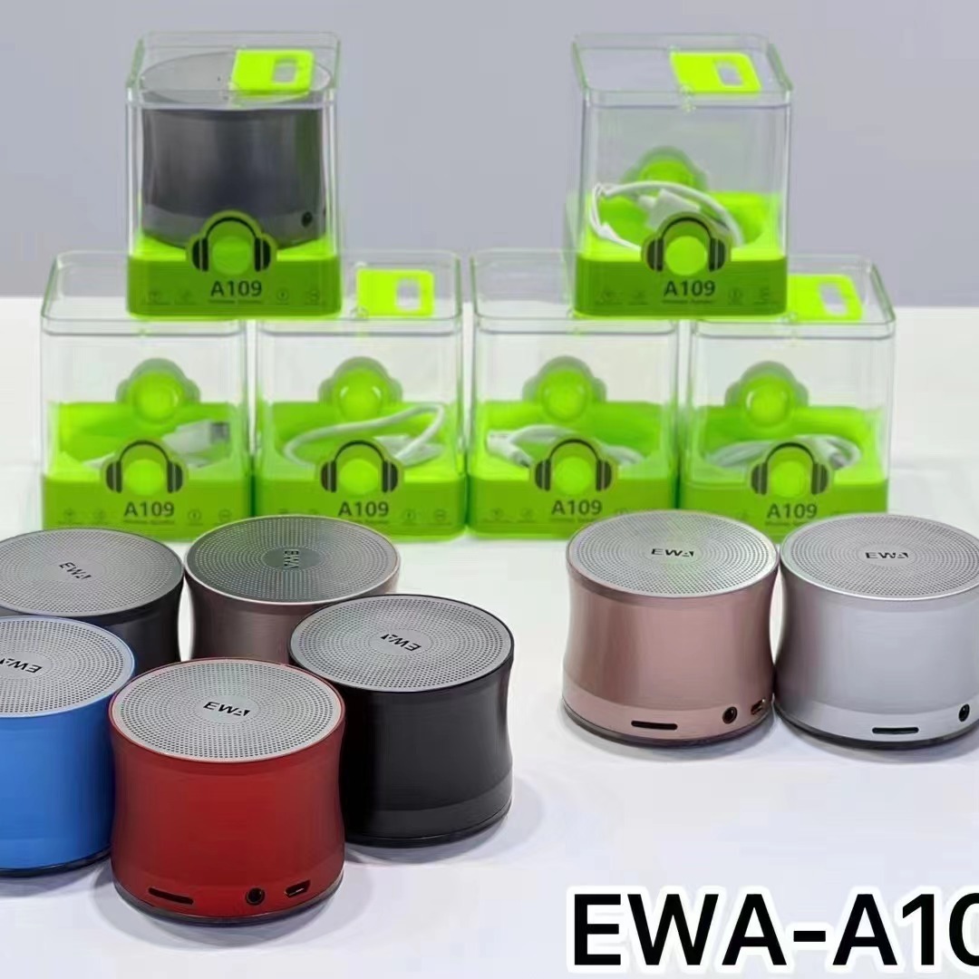 EWA-A109Pro Subwoofer outdoor car communication Bluetooth speaker with TF card insertion, TWS factory direct sale details Picture