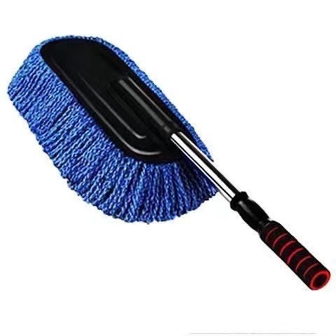 Retractable dust removal car wash mop, car cleaning wonder, car soft bristle car wash tool, car supplies wax, trailer duster Item Picture