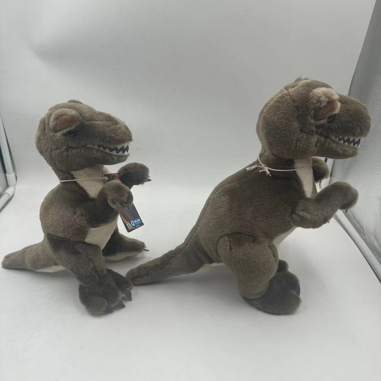 毛绒玩具恐龙霸王龙，动物园恐龙园游乐园旅游纪念品礼品细节图