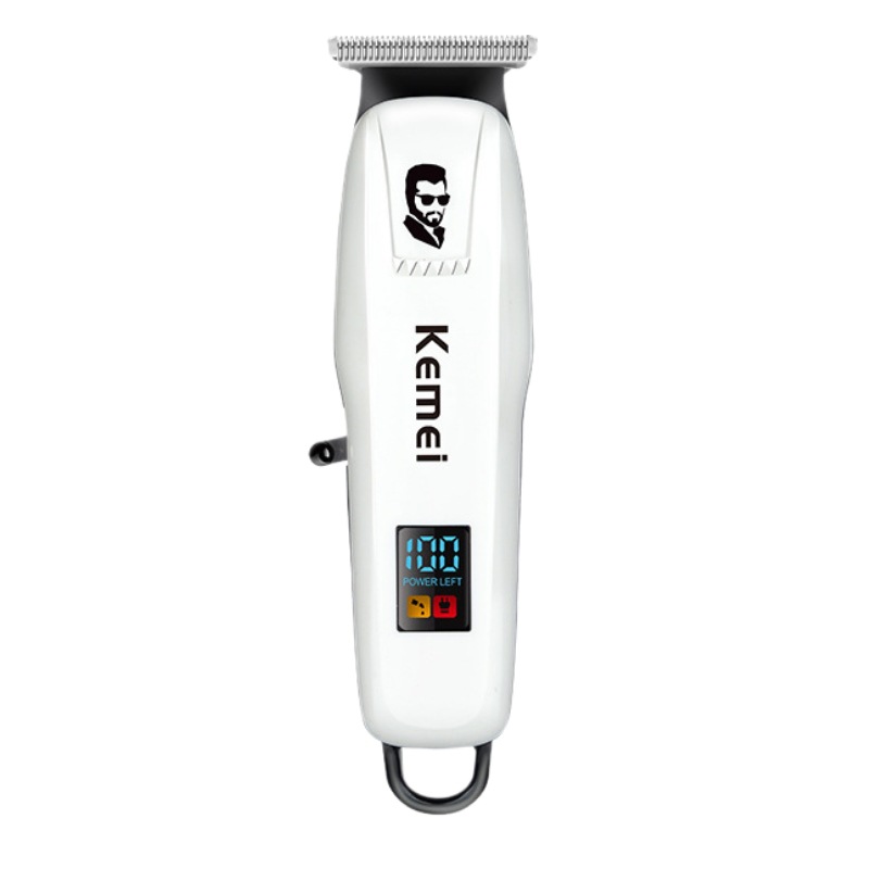 Kemei Cross-border Hair Clipper Mini Portable LCD Smart Digital Display Hair Clipper Professional electric clipper KM-PG232 Item Picture