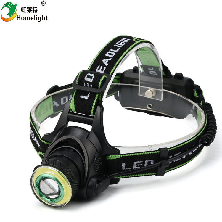 The New Rechargeable High-Intensity Led Head-Mounted Cob Outdoor Hiking, Cave Exploration And Camping Aluminum Alloy Headlamp Is Selling Well On E-Commerce Platforms Specification drawing