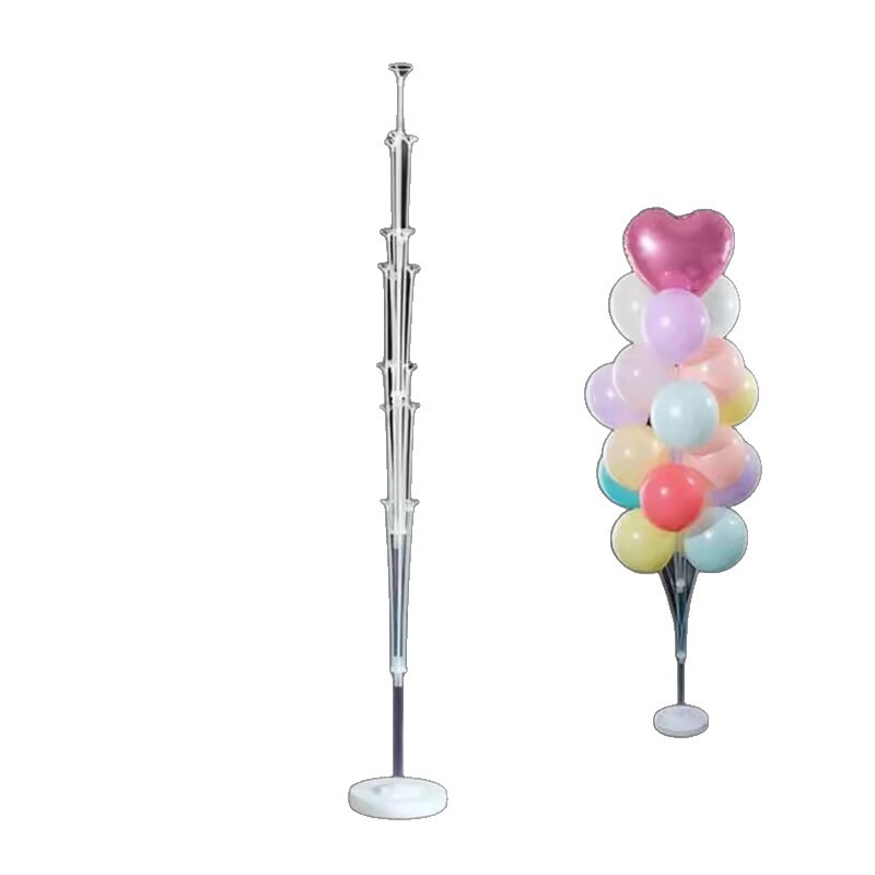 气球波波球/气球光亮剂/生日用品/扫把杆白底实物图