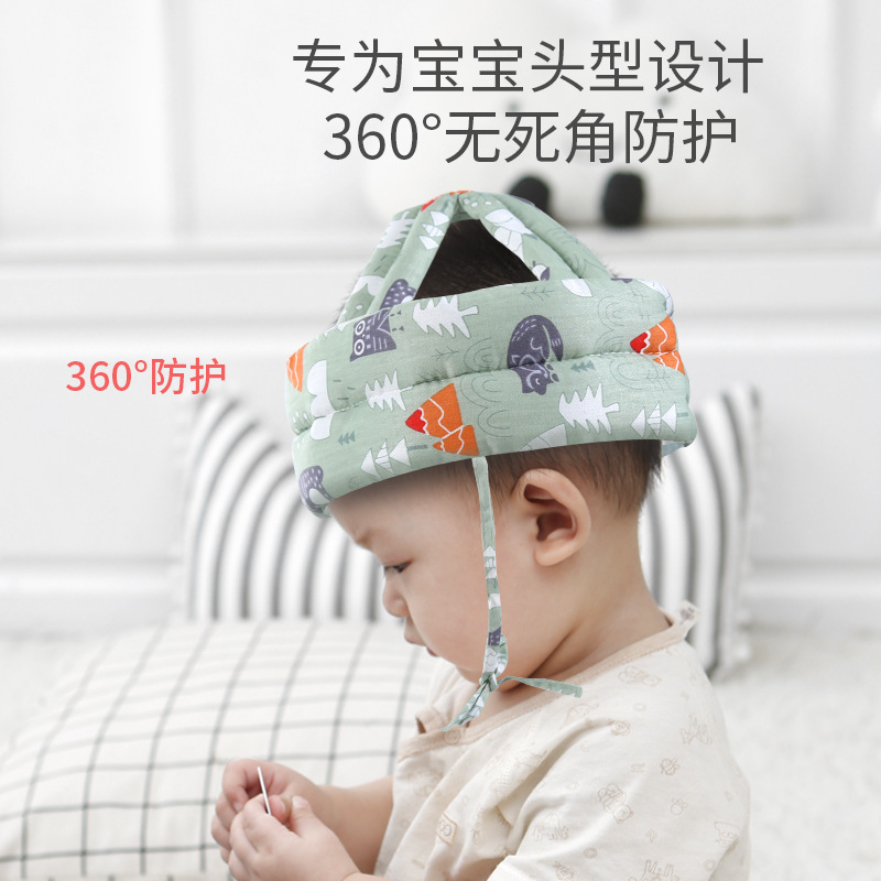 Baby head pillow, anti-fall wonder, head protection pad, summer head bump prevention, baby learning to walk, four-season baby learning to walk hat details Picture