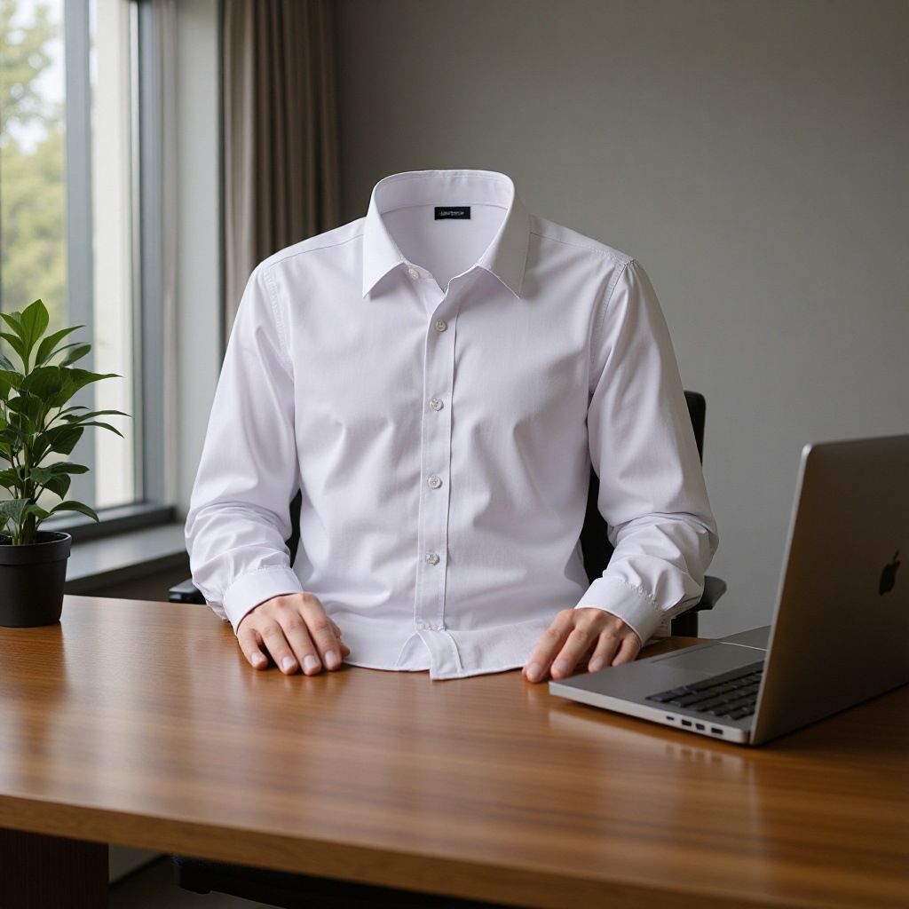 通勤衬衫纯色弹力衬衣职业装商务OL白衬衫男装长袖商务工装