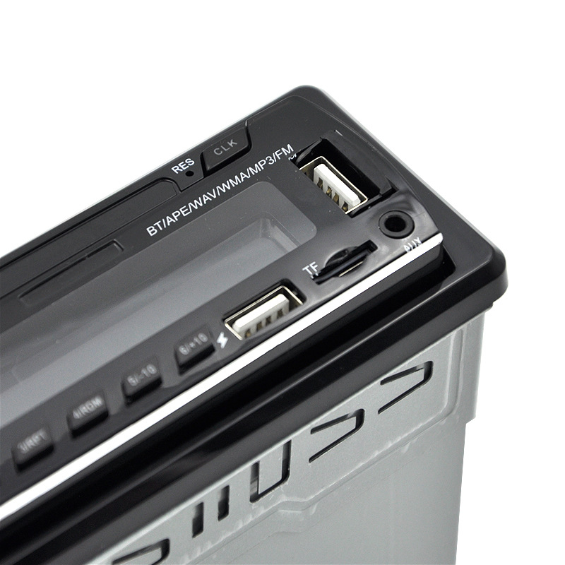Pewo's new color lighting car Bluetooth player, MP3 card insert, USB flash drive, TF card AUX12V high-power card player Application Scenario