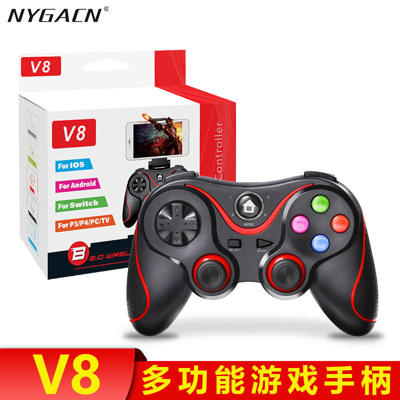 v8 v13 x3 t3 teléfono móvil gamepad inalámbrico IOS android p3 p4 interruptor multifunción gamepad
