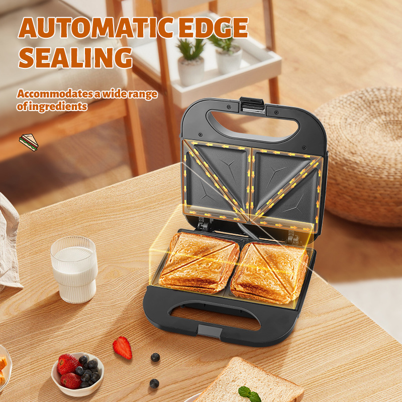 JAMAKY 三明治早餐机多功能家用小型轻食吐司华夫饼烤面包JMK2004产品图