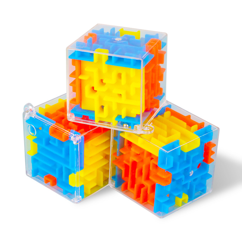 Cross-border 3D stereoscopic maze, 6-sided Rubik's Cube, puzzle puzzle, early education and intelligence puzzle toy Item Picture
